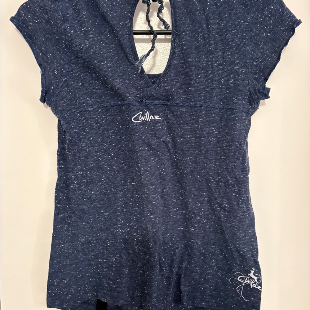 Women's Chillaz Speckled Tee Shirt small
